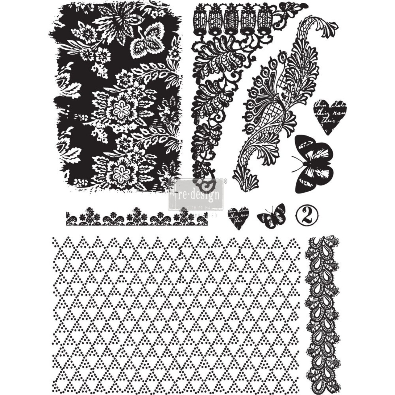 Redesign Adhesive Transfer Rustic Elegance 17x23 655350637309